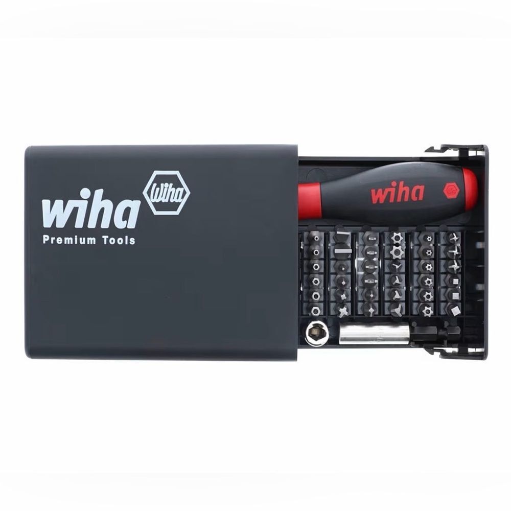 NIB Wiha 71990 Security Bit Set 39 Piece Tamper Resistant Torx Hex Spanner